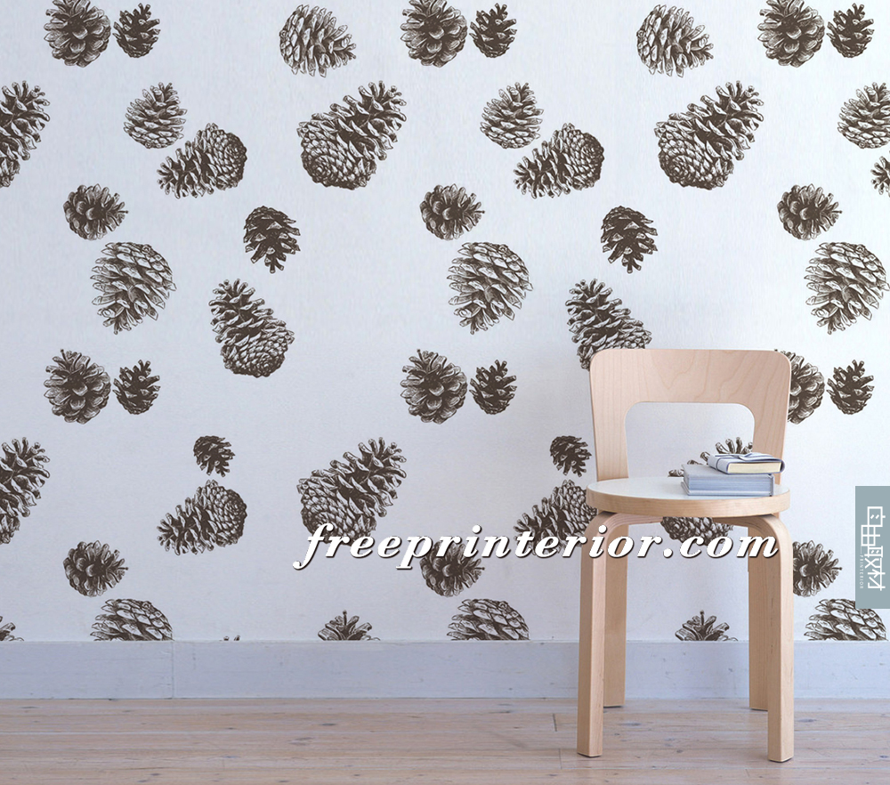 松栗果實壁紙 自由取材客製化壁紙