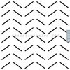 20八字線條-白