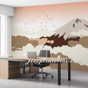 簡約富士山｜紅