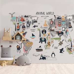 童趣動物地圖｜灰